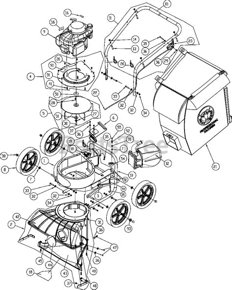 billy goat metal housing|billy goat vacuum parts diagram.